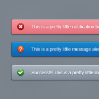 Pretty little notification boxes