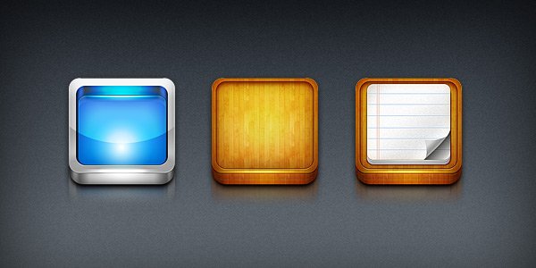 iPhone App Icon Templates (PSD)