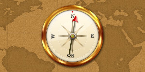 Compass Icon (PSD)