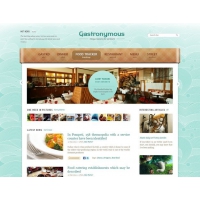 Gastronymous Free PSD Template