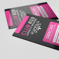 Hot Pink Business Cards 