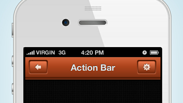 Action Bar (PSD)