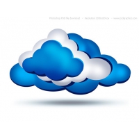 PSD Clouds Icon