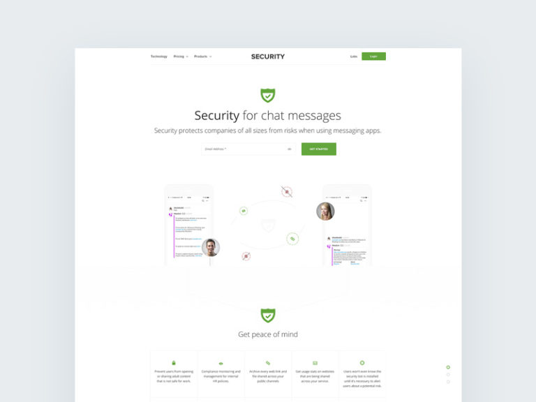 Security Services Website Template Free 