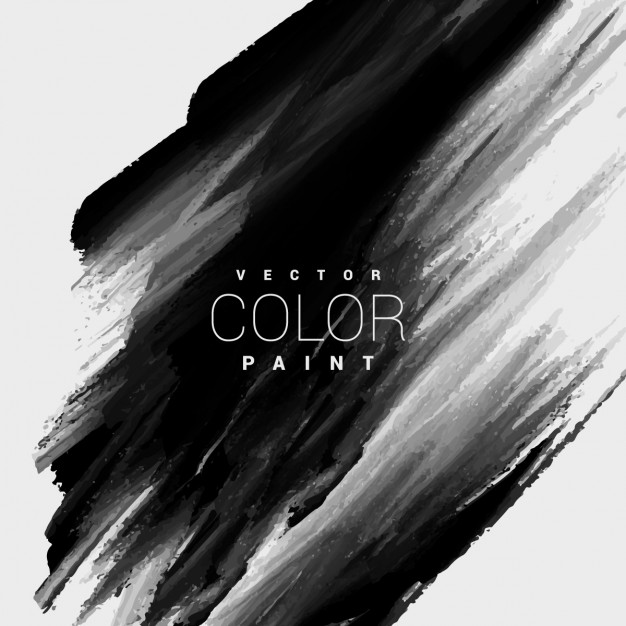 Black Color Paint Stain Background