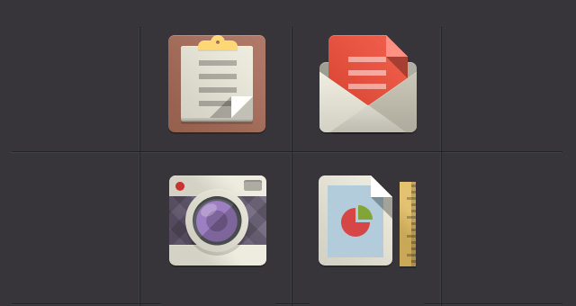 Flat Design Icons Set Vol2