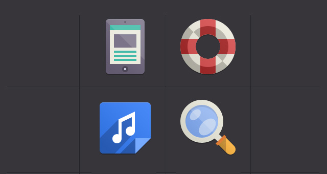 Flat Design Icons Set Vol4