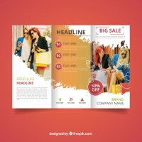 Trifold Sales Brochure Template