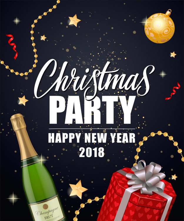 Christmas And New Year Poster