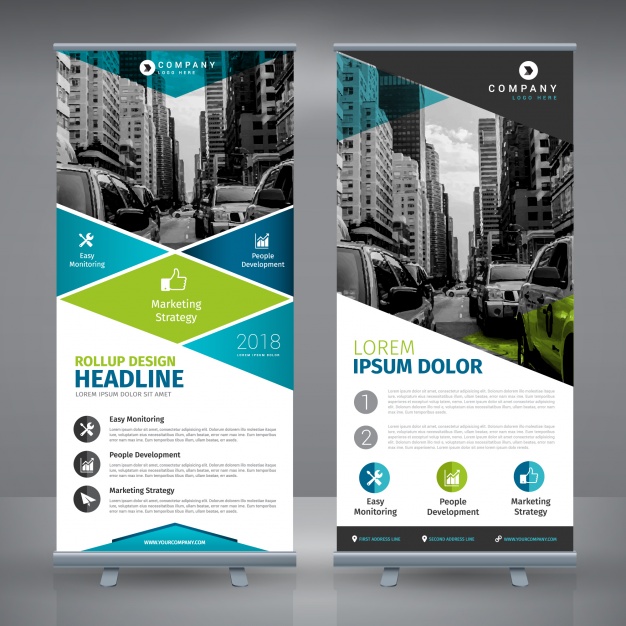 Roll Up Template Design