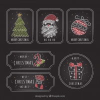 Pack Of Vintage Christmas Stickers