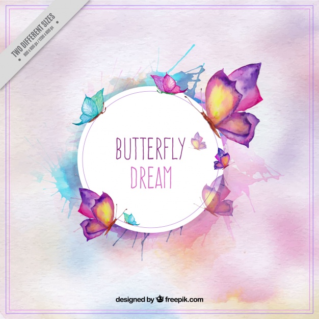 Background Of Pretty Butterflies