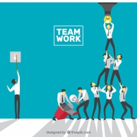 Concept About Teamwork, Bulb 