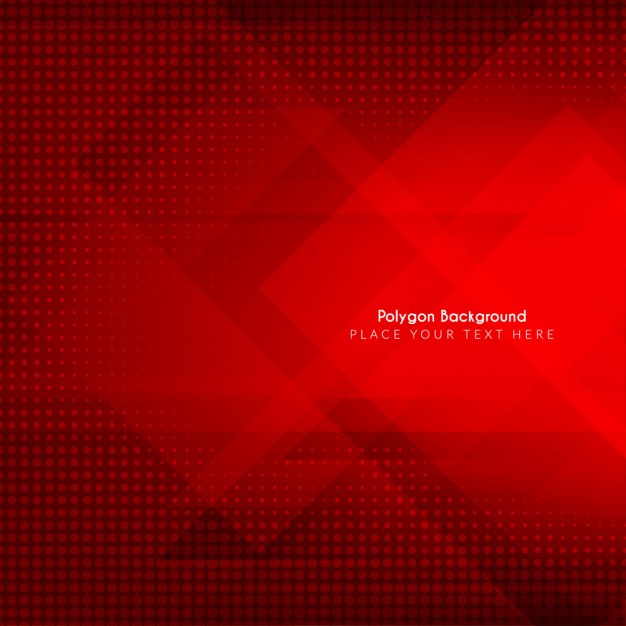 Polygonal Red Background