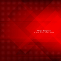 Polygonal Red Background