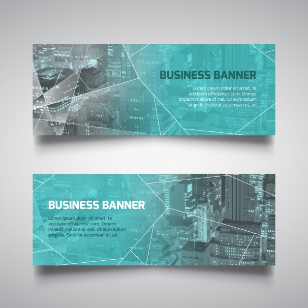 Technology Style Banners For Business