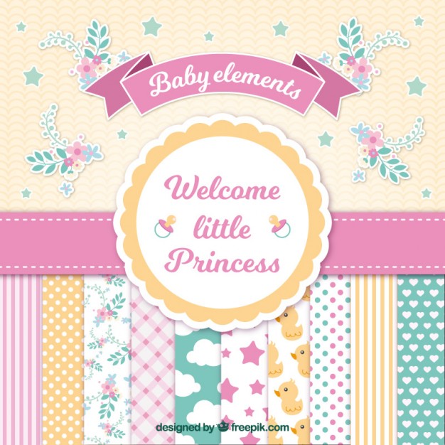 Baby Shower Card For Girl 