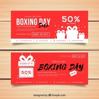 Boxing Day Sale Banners 