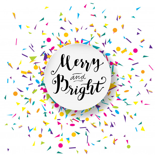 Merry And Bright Modern Calligraphic
