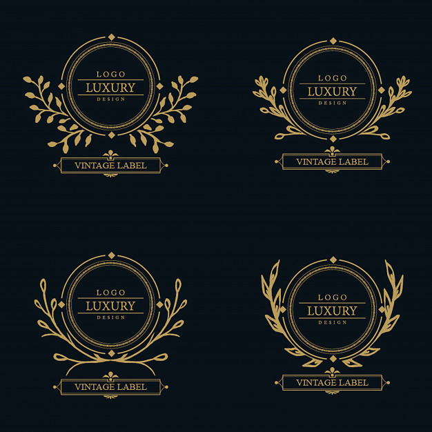 Vector Amazing Luxury Logo Designs