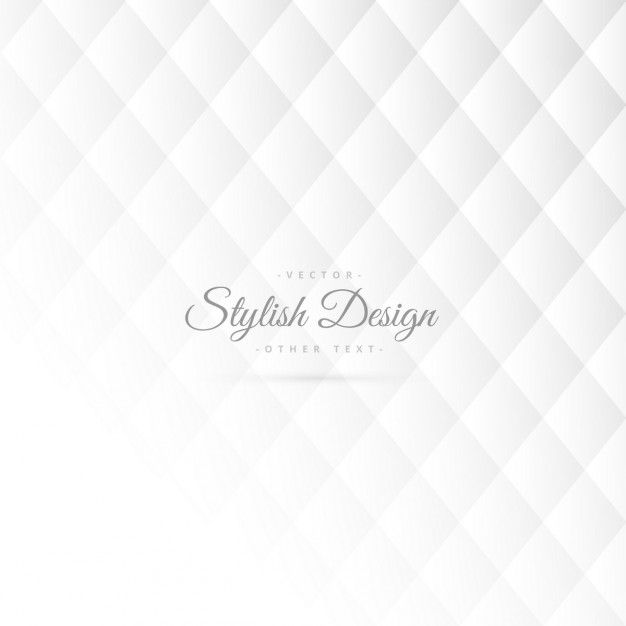 Stylish White Pattern With Rhombus