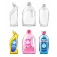 Plastic Bottles For Cleaning Products