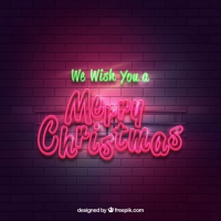 Bright Merry Christmas Poster Background