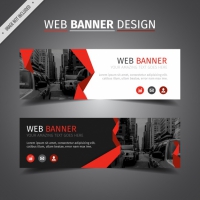 Red Web Banner Design