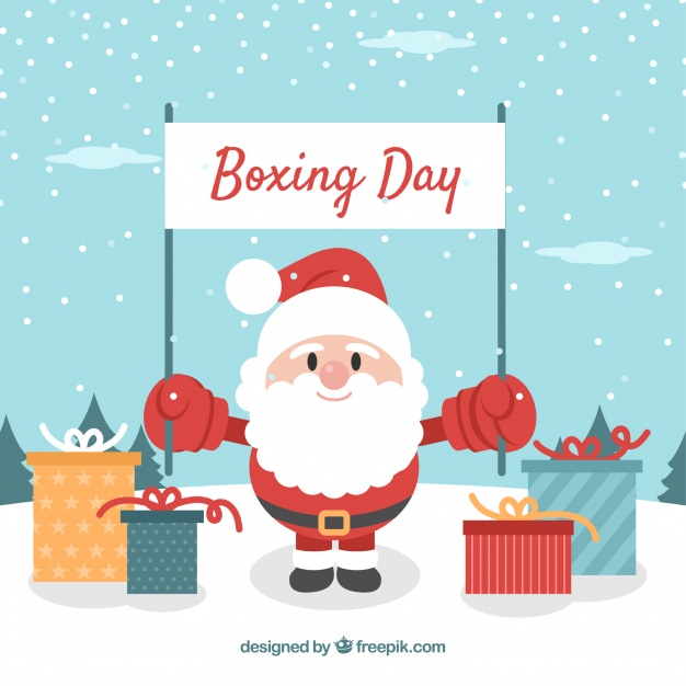 Boxing Day Sale Background