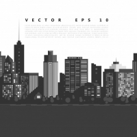 Vector Modern City
