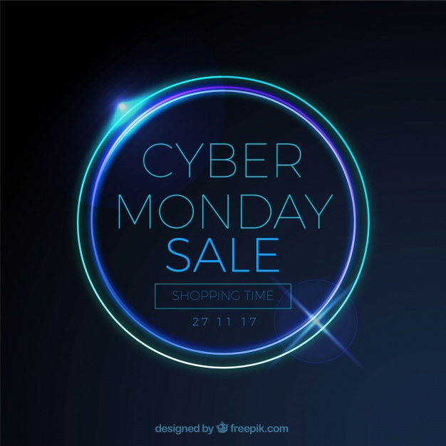 Cyber Monday Sale Background 