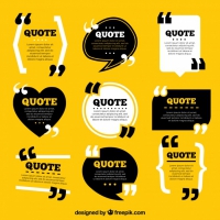 Collection Of Vintage Style Quote Template