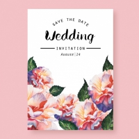 Watercolor Wedding Invitation
