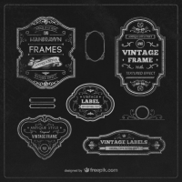 Vintage Labels And Frames 