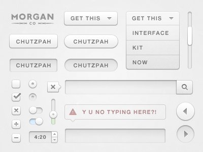 Chutzpah User Interface Kit