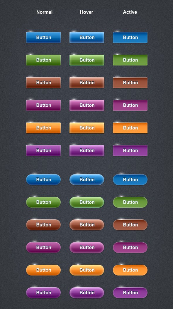 Shiny Web Buttons