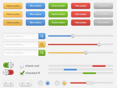 Colerfull UI Elements Pack