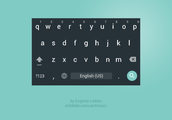 Android Material Design Keyboard for Nexus4