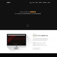Spirit8 - Digital Agency One Page Template