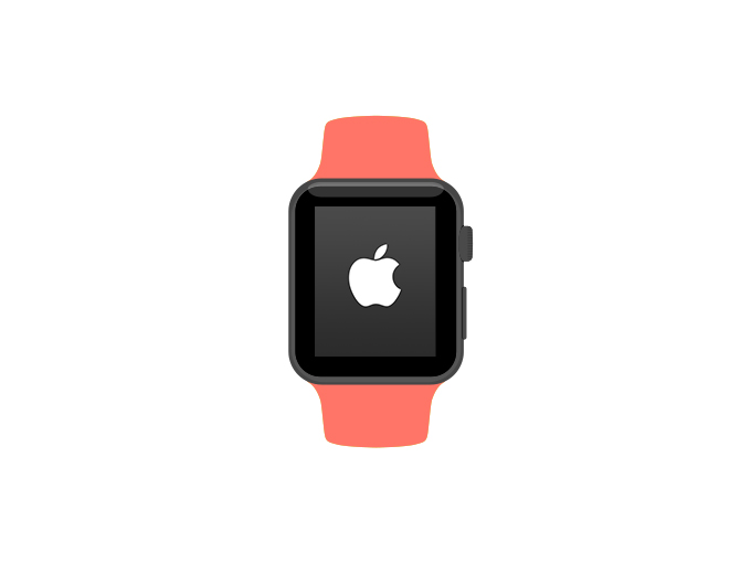Apple Watch Flat Mockup