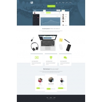 Free Cupify Homepage PSD