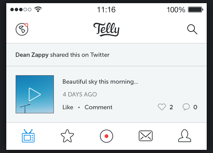 Telly iOS 7 App