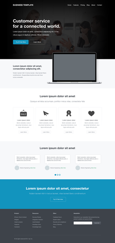 Free Corporate Website Template