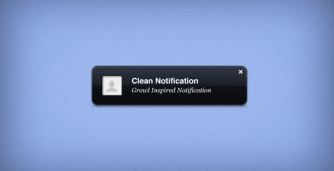 Clean Notification