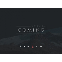 Free PSD - Coming Soon Page