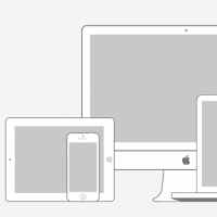 Apple Products Minimal Wireframe Kit (PSD)