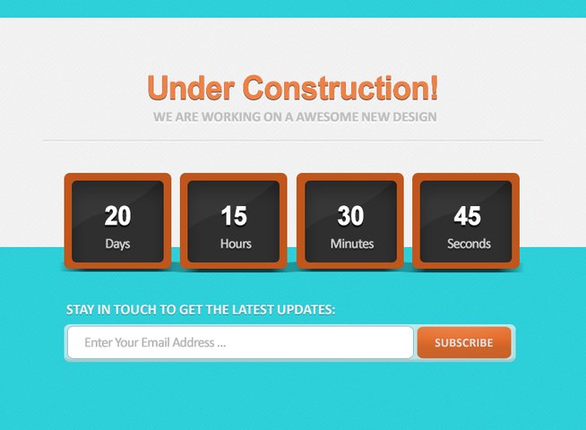Under Construction UI