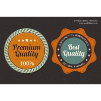 Free Premium Quality Web Badge (PSD)