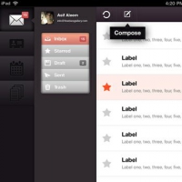 iPad App Design - Email Client