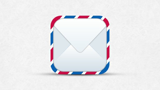 Mail iOS Icon Template